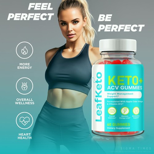 Leaf Keto ACV Gummies for Advanced Weight Loss, Fat Burning & Energy 60ct - Picture 4 of 8