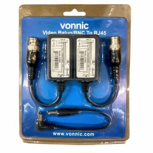 VONNIC A7001 Video Male Balun BNC Audio PTZ Power to RJ45 Converter Adapter - Picture 1 of 2