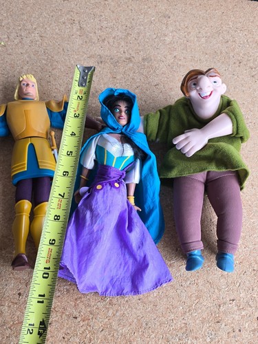 Muñeca marioneta vintage Mattel Disney Esmeralda jorobada Notre Dame Burger King 9" - Imagen 6 de 7