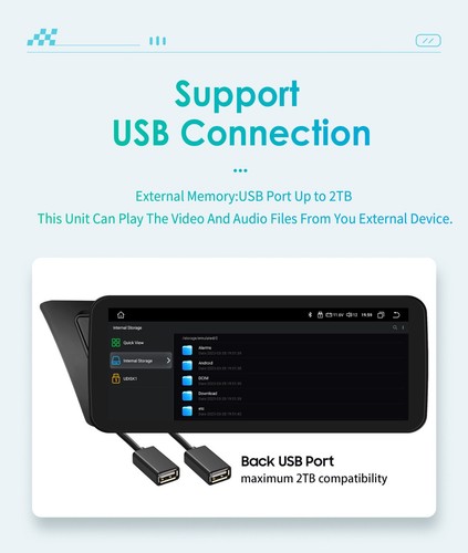 10.25" Android 13 Screen Carplay Navi DSP 4+32GB for Audi A4 A5 S4 RS5 2009-2016 - Picture 22 of 24