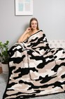 ScarvesMe Luxury Soft Camouflage Print Throw Blanket and Pillow 2 in 1