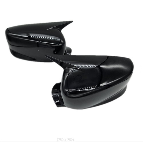 2Pcs For Honda Accord 8th 2008-2016 Glossy Black Rear View Mirror Cover Cap Trim - Picture 1 of 7