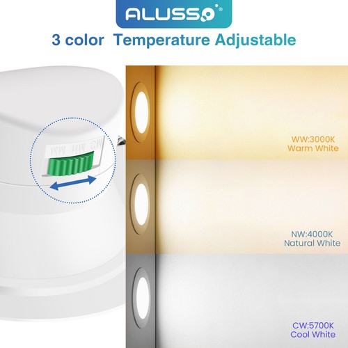90mm Cutout LED Downlight DIM Warm/Day/Cool White Spot Light 13W IP44 AU PLUG - Picture 4 of 23