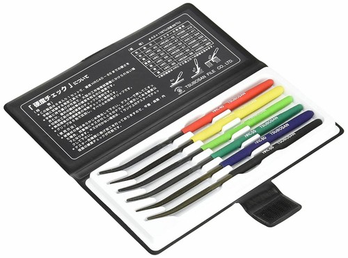 Archivo Comprobador de Dureza JAPÓN Tsubosan MA00600 HRC40 - HRC65 1 Caja Set con PISTA - Imagen 2 de 3