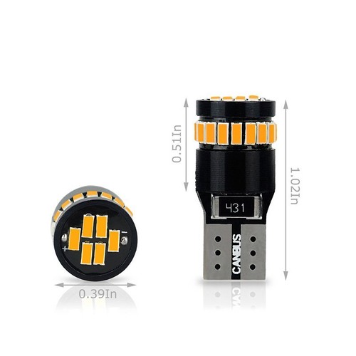 2X T10 LED Car Side Wedge Parker Light Bulbs 6500K Super Bright White 168/194 - Picture 2 of 9