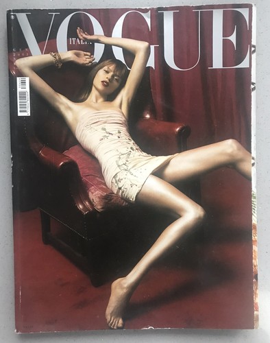 VOGUE Magazine Italia January 2003 ELISE CROMBEZ Naomi Campbell YASMIN WARSAME