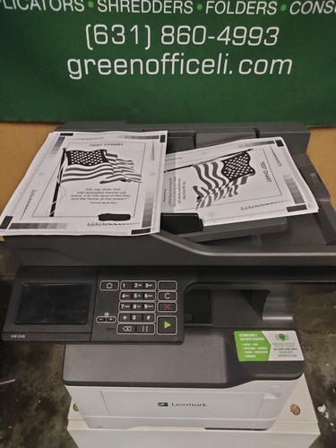 Lexmark XM1246 HIGH SPEED Printer Copier Fax Scanner FREE SHIPPING Low Meter - Picture 2 of 4