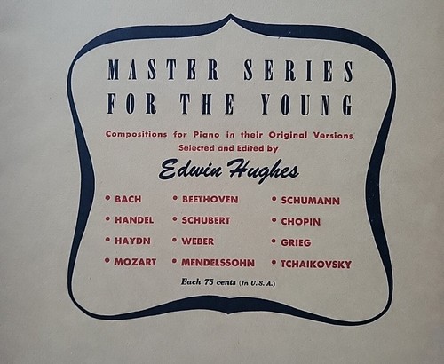 1919 MASTER SERIES FOR THE YOUNG Compositions for Piano HAYDN Sheet music Hughes - Picture 2 of 7