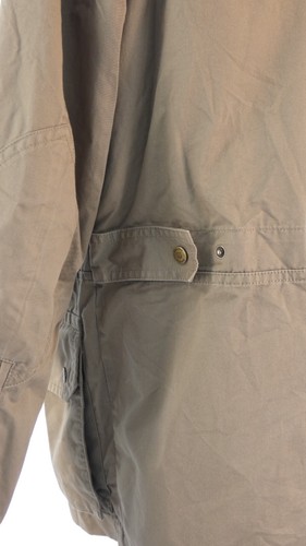 GANT Military Jacket Barn Coat Hood Utility Vintage Cotton Khaki Beige Size L - Picture 11 of 24