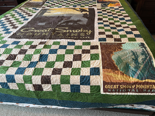 Great Smoky Mountain National Park King Size Quilt - 第 15/15 張圖片