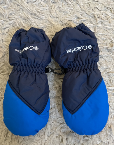 Columbia Boy's Jacket & Bib Snow Set, Matching Mittens, Blue/Navy, Sz XXS (4-5) - Picture 18 of 22