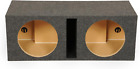 Qbass Dual 10 Inch Heavy Duty Mdf Material Car Audio Subwoofer Enclosure Boxes w