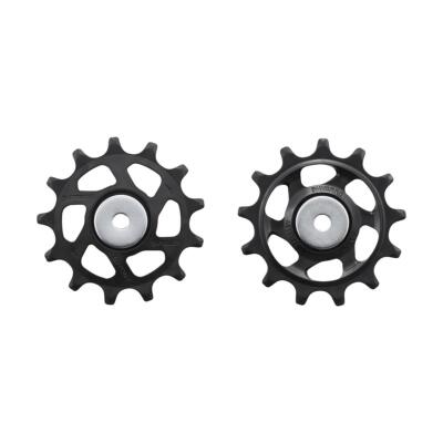 TRiPEAK Set di pulegge per ruota di sostegno con cuscinetto in ceramica di grandi dimensioni, 11/18T, per deragliatore posteriore Shimano GRX RD-RX810/ 815, a 11 velocità, colore nero