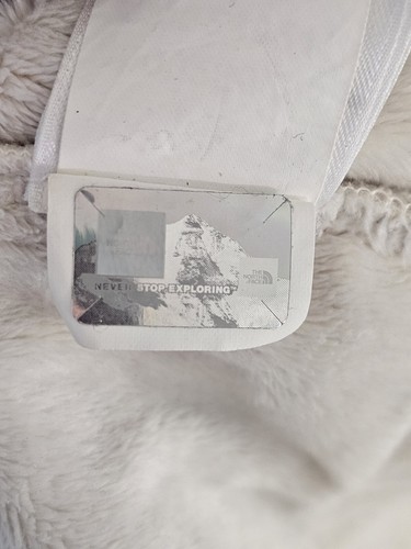 The North Face Indi Fleece gefütterte Hoodie Jacke Damen S Full Zip gesteppt haferflocken - Bild 15 von 18