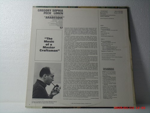ARABESQUE -(LP)- MUSIC FROM THE FILM SCORE COMPOSED BY HENRY MANCINI - RCA- 1966 - Picture 2 of 6