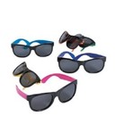 Kid's Neon & Black Nomad Sunglasses - Pack of 12 50/301  New - Unopened