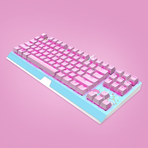 Razer x Sanrio Hello Kitty Blackwidow Tenkeyless Mechanical Game Keyboard  USED - Afbeelding 1 van 2