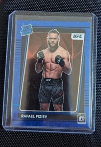 2022 UFC Rafael Fiziev Donruss Optic Blue Velocity Prizm Rated Rookie #116