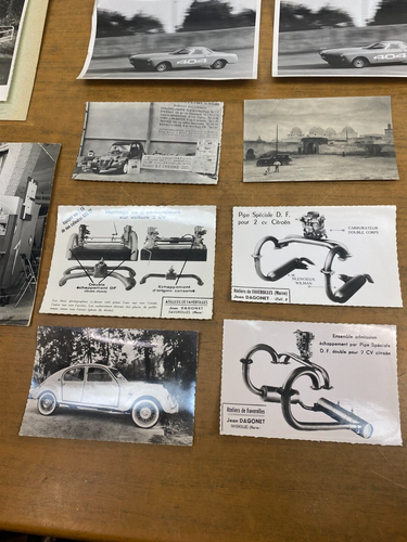 P5/Lot de 12 photos et cartes postales automobile 2 ch citroen jean dagonet - Picture 5 of 13