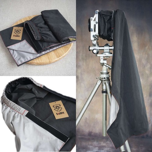 Ultra-Light Double-Sided Dark Cloth Focusing Hood For 4X5 Large Format 100*100cm - Picture 8 of 14