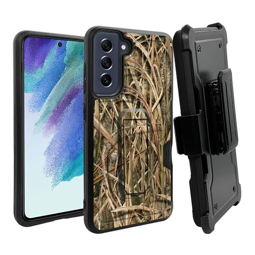Per Samsung S21 FE 5G custodia robusta fondina antiurto + cover vetro temperato p5 - Foto 20 di 22