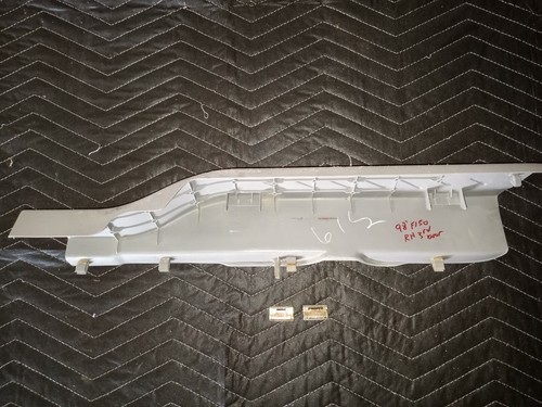 97-03 Ford F150 Extended Cab RH Rear 3rd Door Sill Scuff Plate Guard OEM Gray - Picture 2 of 12