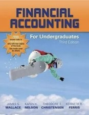 Financial Accouting F/Undergrads-Third Edition - Hardcover - Excellent!!