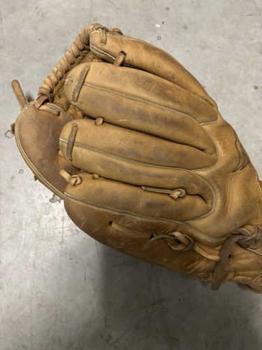 Vintage 1970's Rawlings CH59 Reggie Jackson Baseball Glove HTF W/ Vtg Ball - Picture 7 of 9