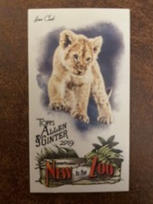 2019 Topps Allen And Ginter’s Mini New To The Zoo Lion Cub #NTTZ-5