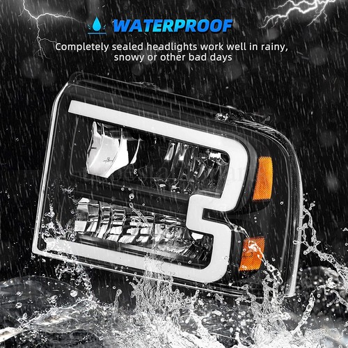 Faros LED DRL para Ford F250 F350 F450 Super Duty 2005 2006 2007 - Imagen 3 de 11