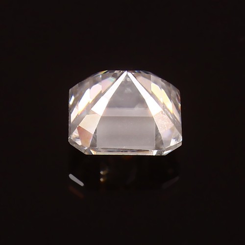 8x8 MM - White D Color Moissanite Asscher Cut VVS1 Lab Created Diamond Gemstone - Picture 5 of 5