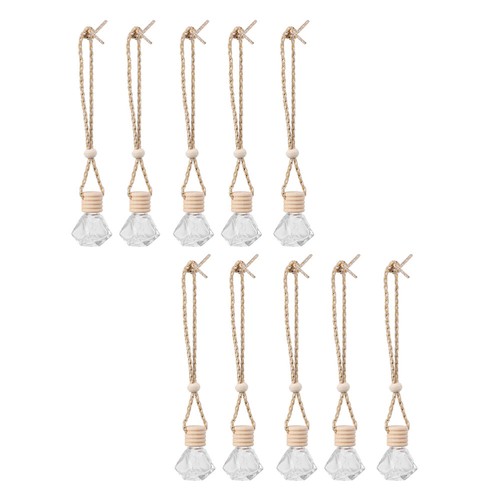 10 Pcs Car Perfume Bottle Pendant Hanging Ornament for Auto Toddler