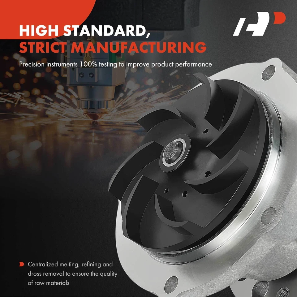 Bomba de agua A-Premium para Ford F-250 F-350 F-450 E-350 Super Duty 6,0 L 4C3Z8501AC Foto 3 de 4