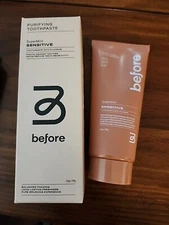 Before Purifying Toothpaste Sensitive Clean Ingredients Natural with Fluoride...