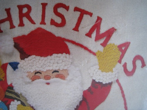 Sunset Holiday Crewel Embroidery Stitchery Craft KIT, MERRY CHRISTMAS FROM,2046 - Picture 3 of 9