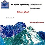 Strauss - de Waart: Alpine Symphony; Serenade for winds (Virgin) 1990