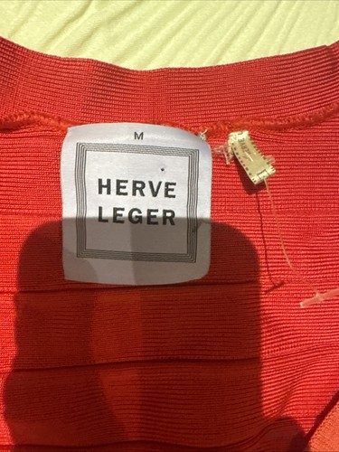 Vestido Herve Leger Bondage Para Mujer Talla M Vestido Rosa Caliente Bodycon - Imagen 4 de 8