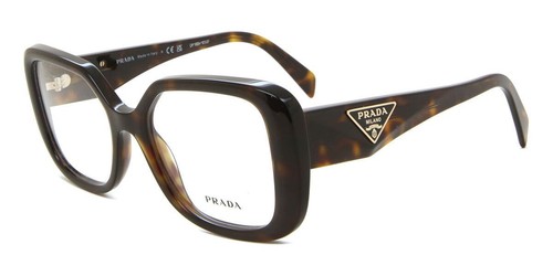PRADA Eyeglasses PR10ZV-2AU1O1 Brown 53-18-140 - Picture 2 of 4