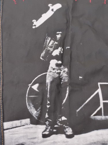 Skateboarding Vest Wayne Jean Jacket Launched In 2011 Lil Studded Mens XL Denim - Picture 13 of 13