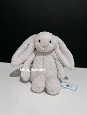 NWT Retired    Jellycat Small Bashful Oatmeal Bunny - VHTF USA Exclusive Limited