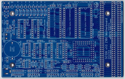 RC2014 - SC126 Z180 Motherboard - Bild 1 von 3