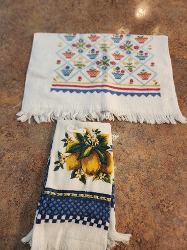 Vintage Lot of 9 Linen/Cotton Hand Tea Towels & 2 Linen Cloth Napkins? Mixed - Picture 18 of 18