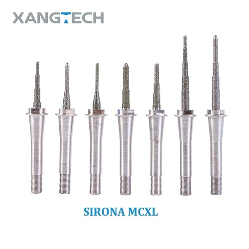 Cerec MCXL Wet Milling Burs Step Bur 12S Cylinder Pointed Bur 12S CAD CAM Tools - Bild 1 von 18