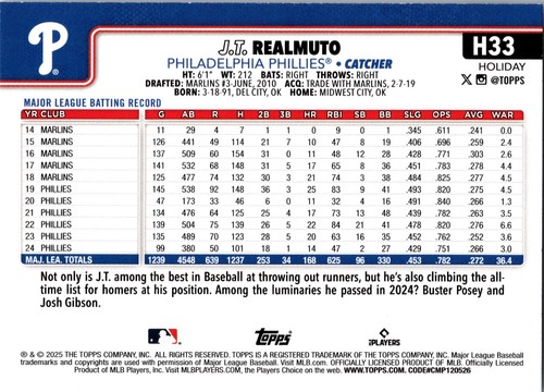 2025 Topps **Holiday Baseball**PICK YOUR CARD!! - Picture 41 of 237