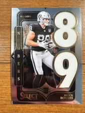Buy 3 Get 3 Free • Brock Bowers Select Numbers RC • 2024 Panini Select #12