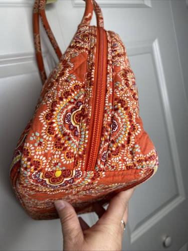 Vera Bradley Bowler Tasche Orange Handtasche Top Zustand - Bild 9 von 13