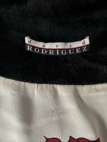 david rodriguez Cape Poncho Damen S/M schwarz Knopfleiste Cape  - Bild 11 von 20