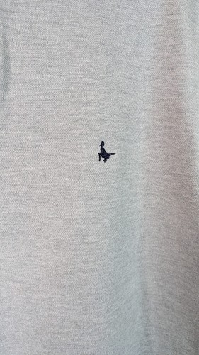 Jack Wills Poloshirt Herren Größe Large Grau 1/4 Reißverschluss Kurzarm Baumwollmischung - Bild 6 von 18