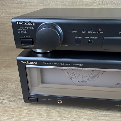 TECHNICS SE-A900S SU-C800U ENDSTUFE/VORVERSTÄRKER FERNBEDIENUNG TOP BEISPIEL - Bild 9 von 20
