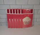 Wilton Pink Pearl Cupcake Wraps Lot Of 6 New Sealed 10 Each Package